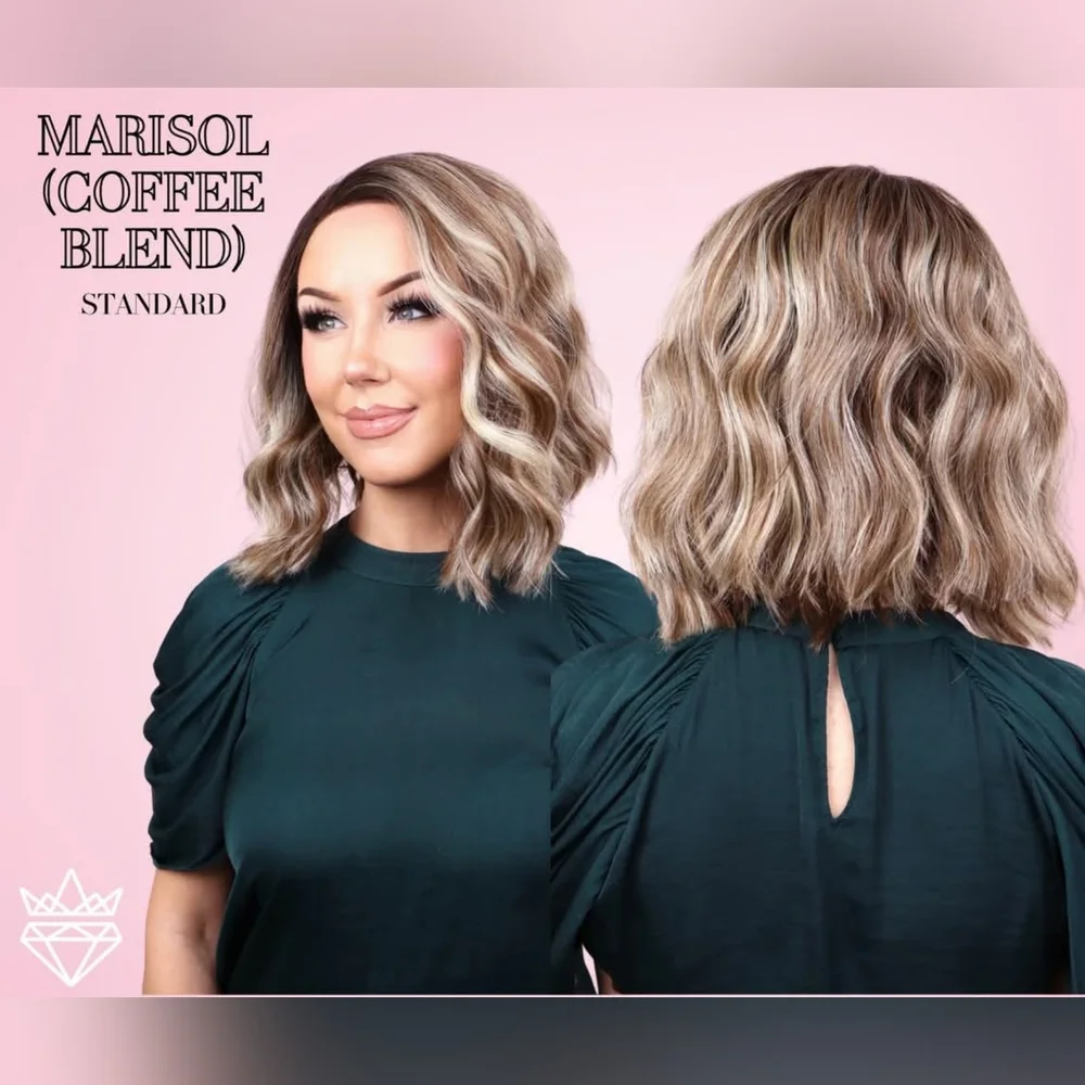 Marisol (Coffee Blend) Women's Hairpiece - Natural Blonde Brown - Picture 1 of 9